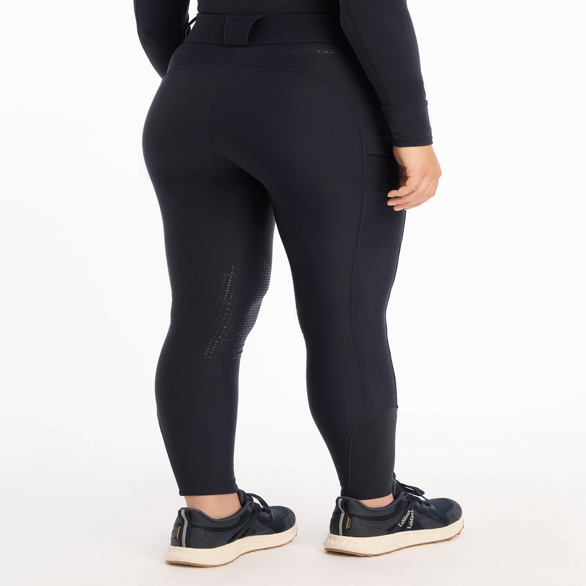 Drytex damskie wodoodporne bryczesy z gripem na kolanach Navy 40