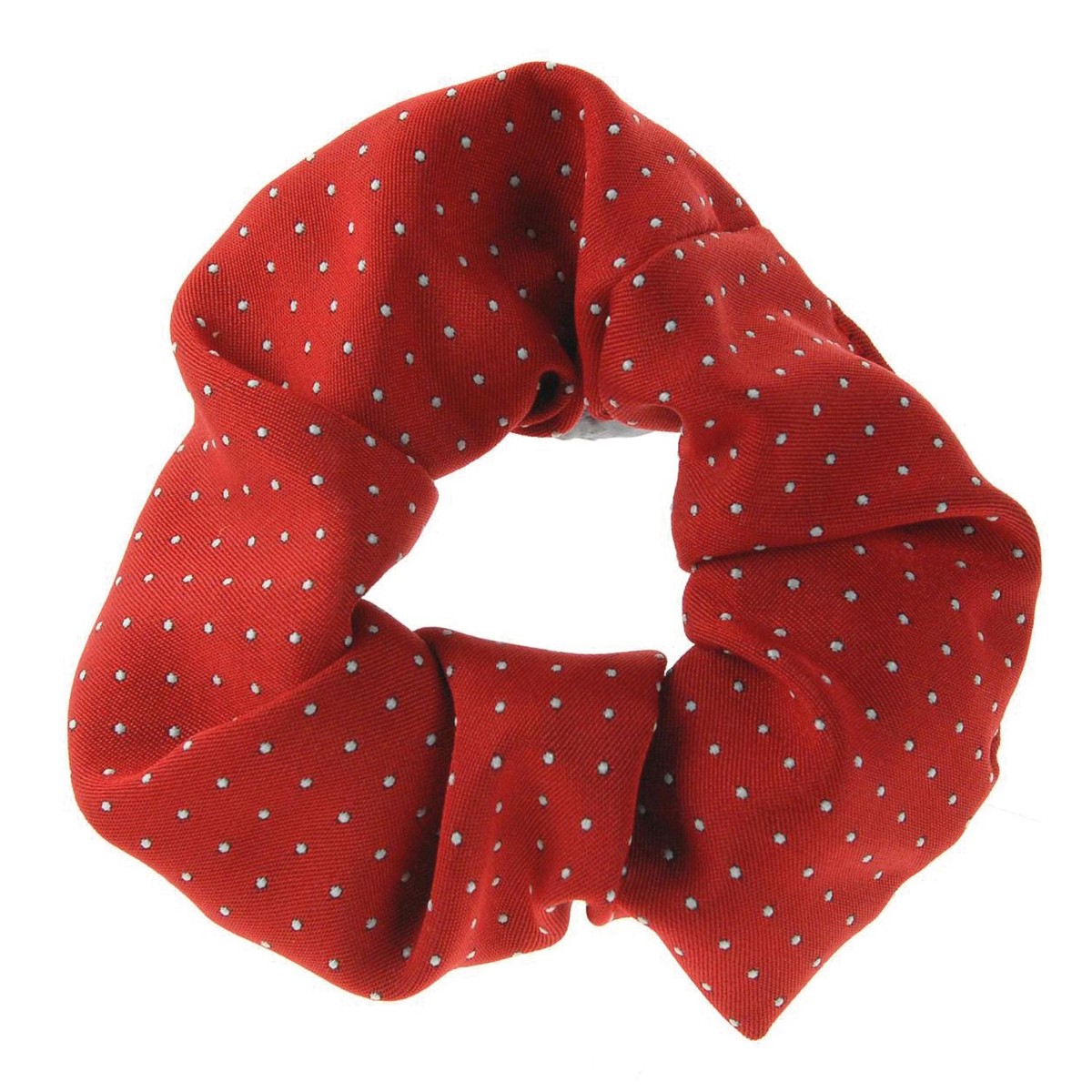 ShowQuest Scrunchie Pin Spot RedWhite