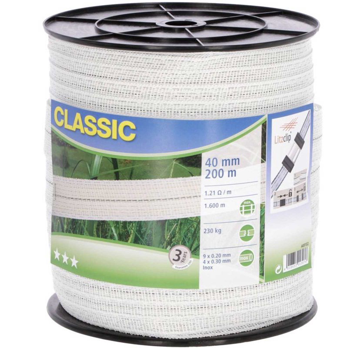 Classic Fence Tape 200mx40mm