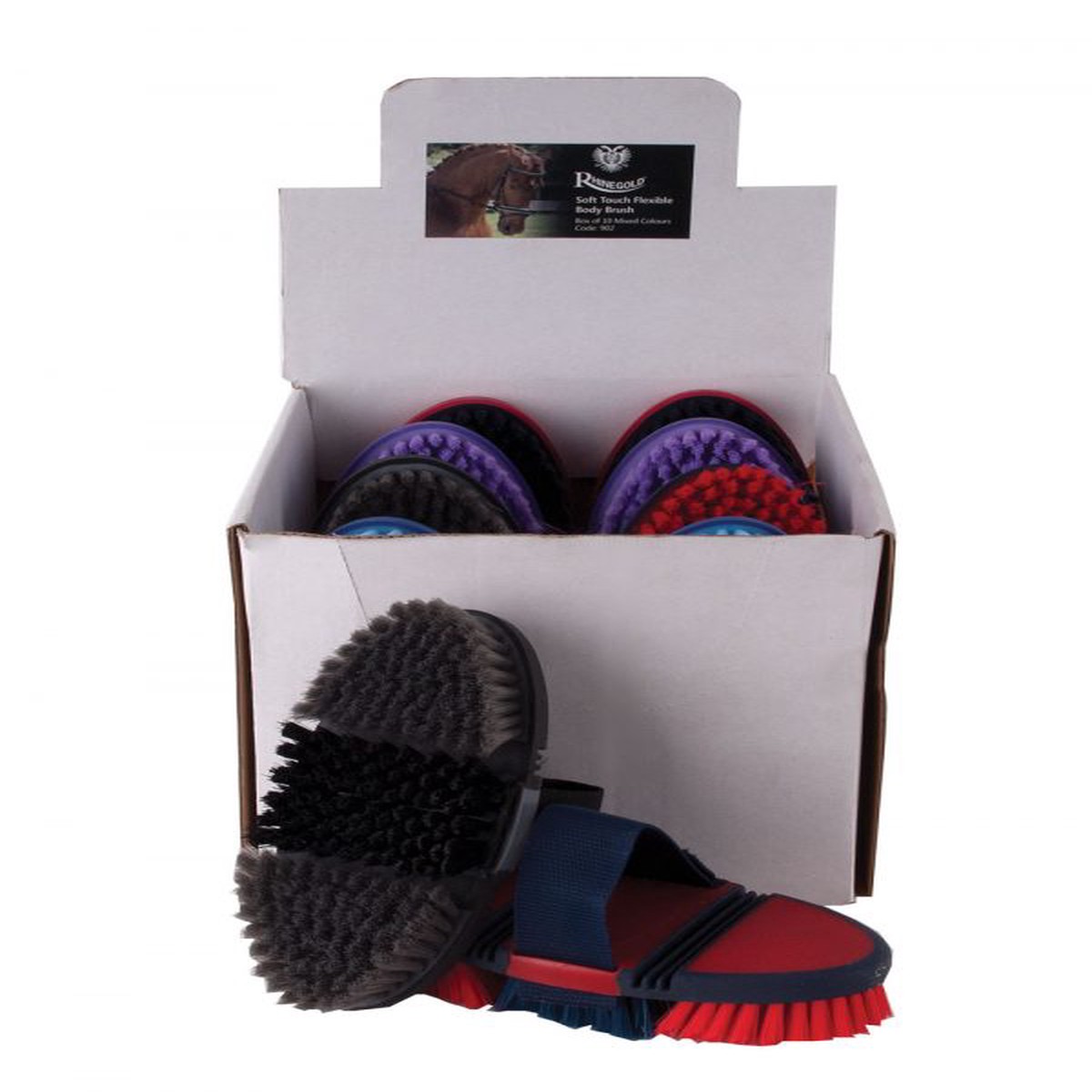 Rhinegold Soft Touch Flexi Body Brush BL