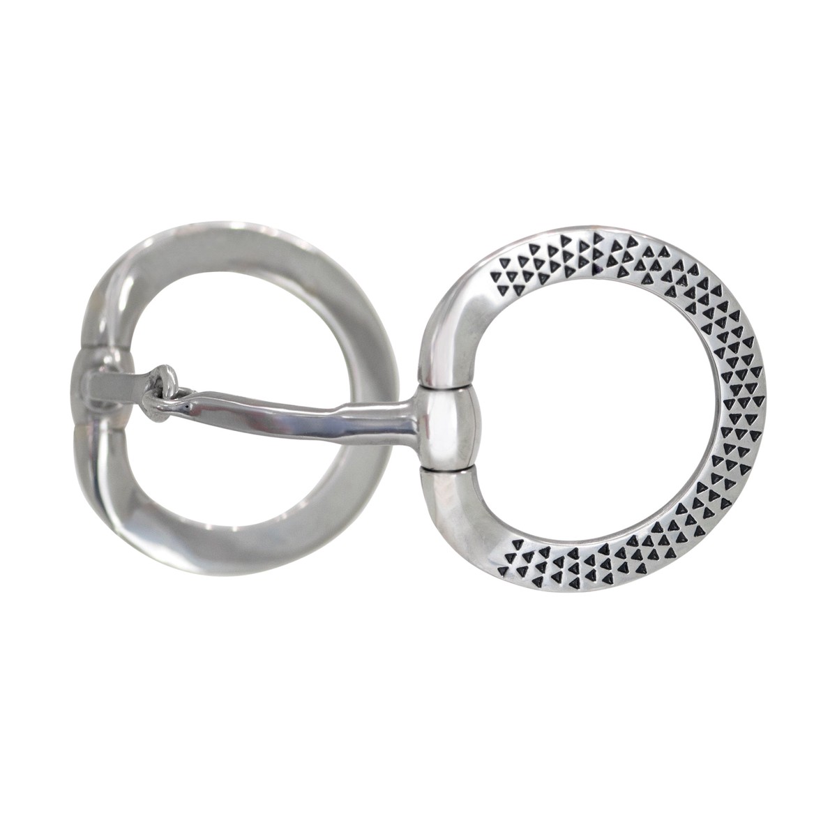 056 - Black Rasp Eggbutt Snaffle