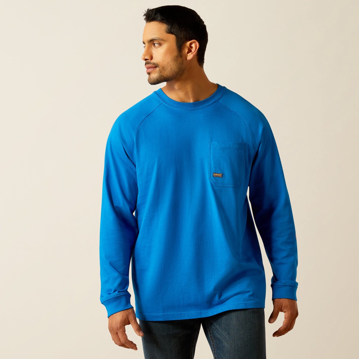 Ariat Mens Rebar Cotton Strong Graphic Long Sleeves T-Shirt