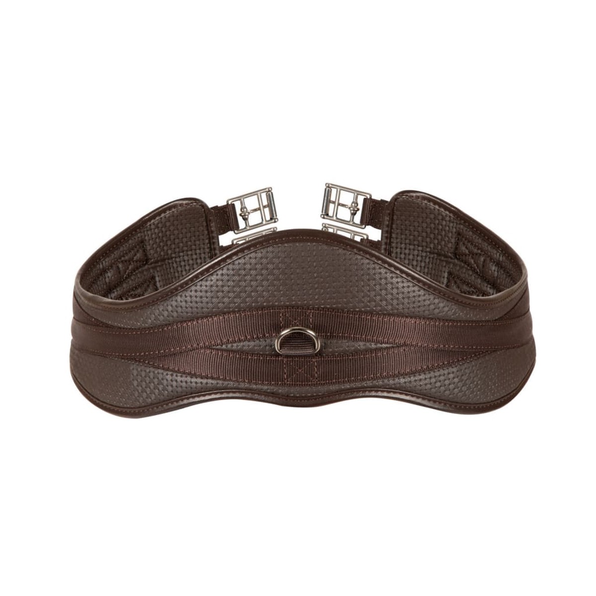 Shires Arma Anti Chafe Anatomical Girth With Elastic Both Ends Brown
