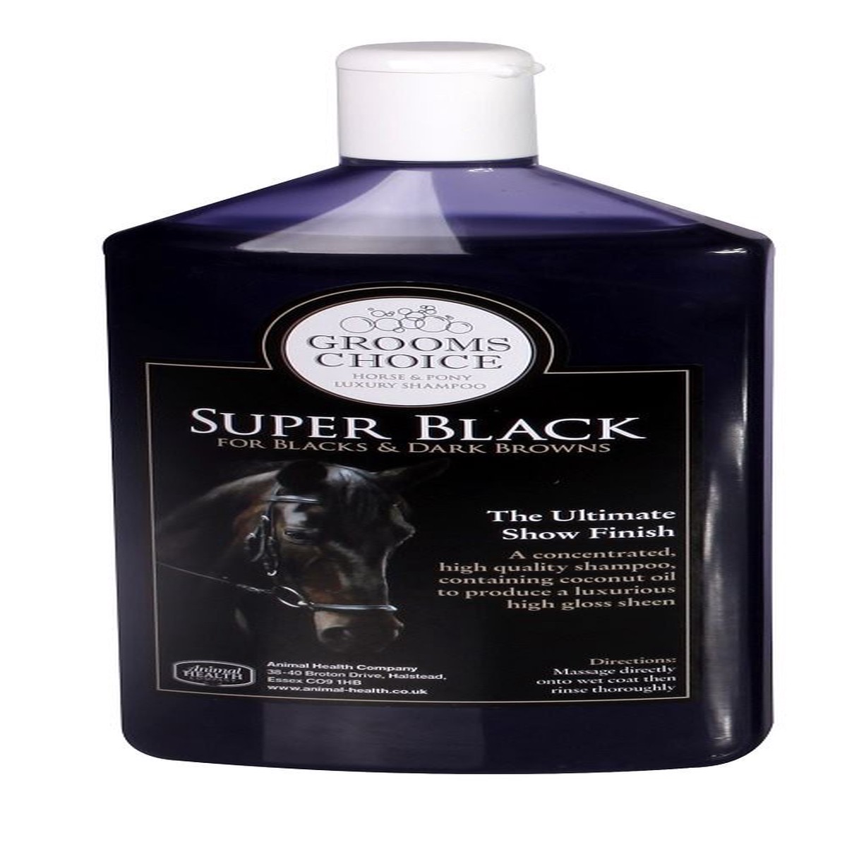 Animal Health Company Grooms Choice Super Black Shampoo