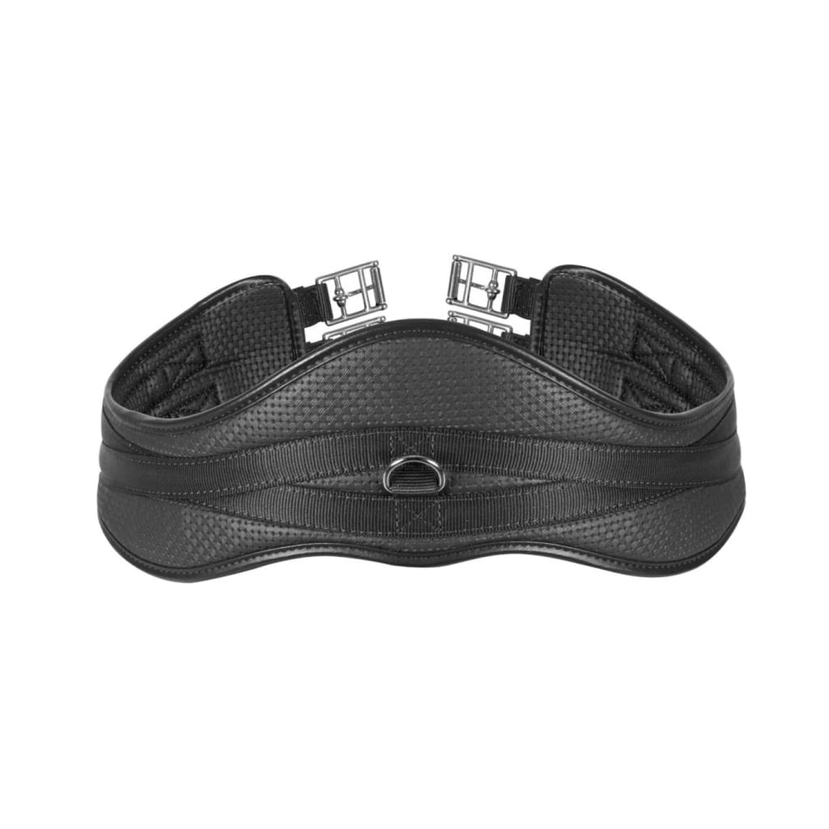 Shires Arma Anti Chafe Anatomical Girth With Elastic Both Ends Black