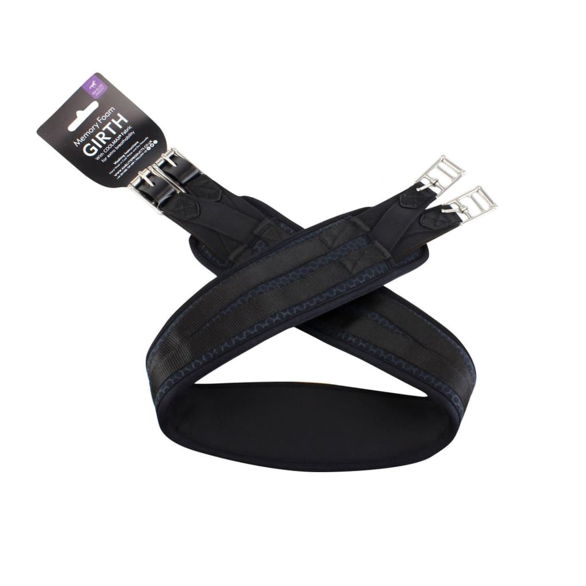KM Elite GP Memory Foam Girth Black