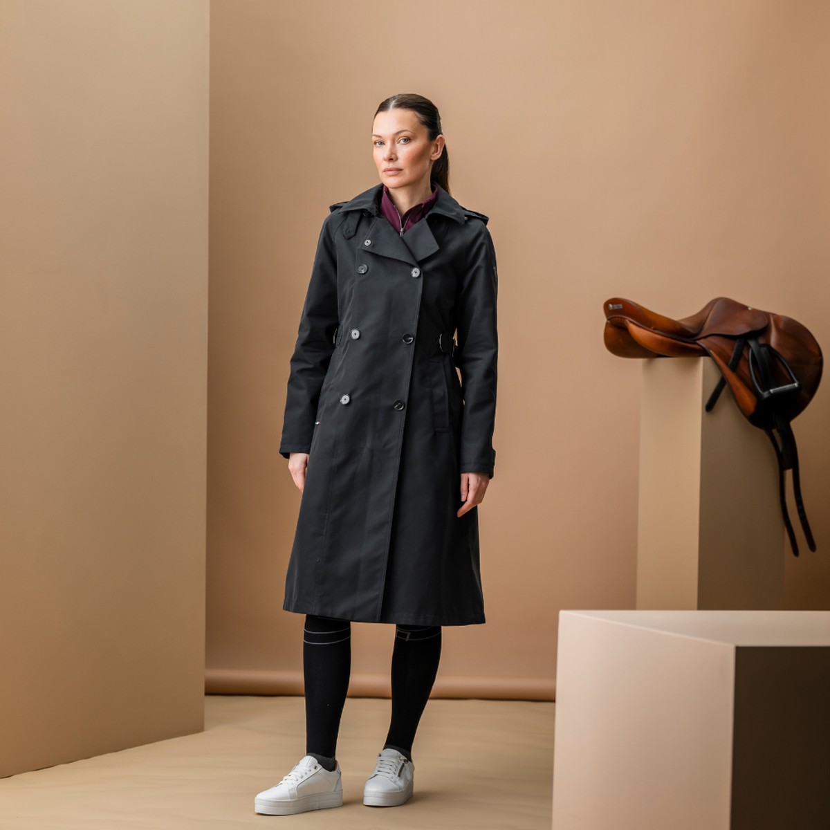 Alessandro Albanese Isabella Riding Trench Coat