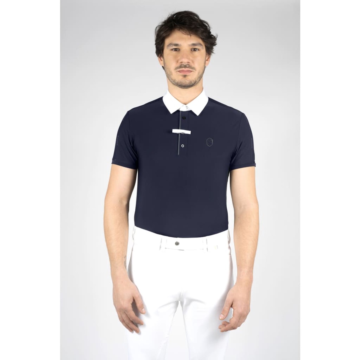 Samshield Mens Short Sleeved Competition Shirt Christophe NavyBlack