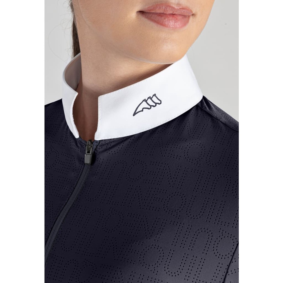 Equiline Ladies Competition Shirt Clarac Navy