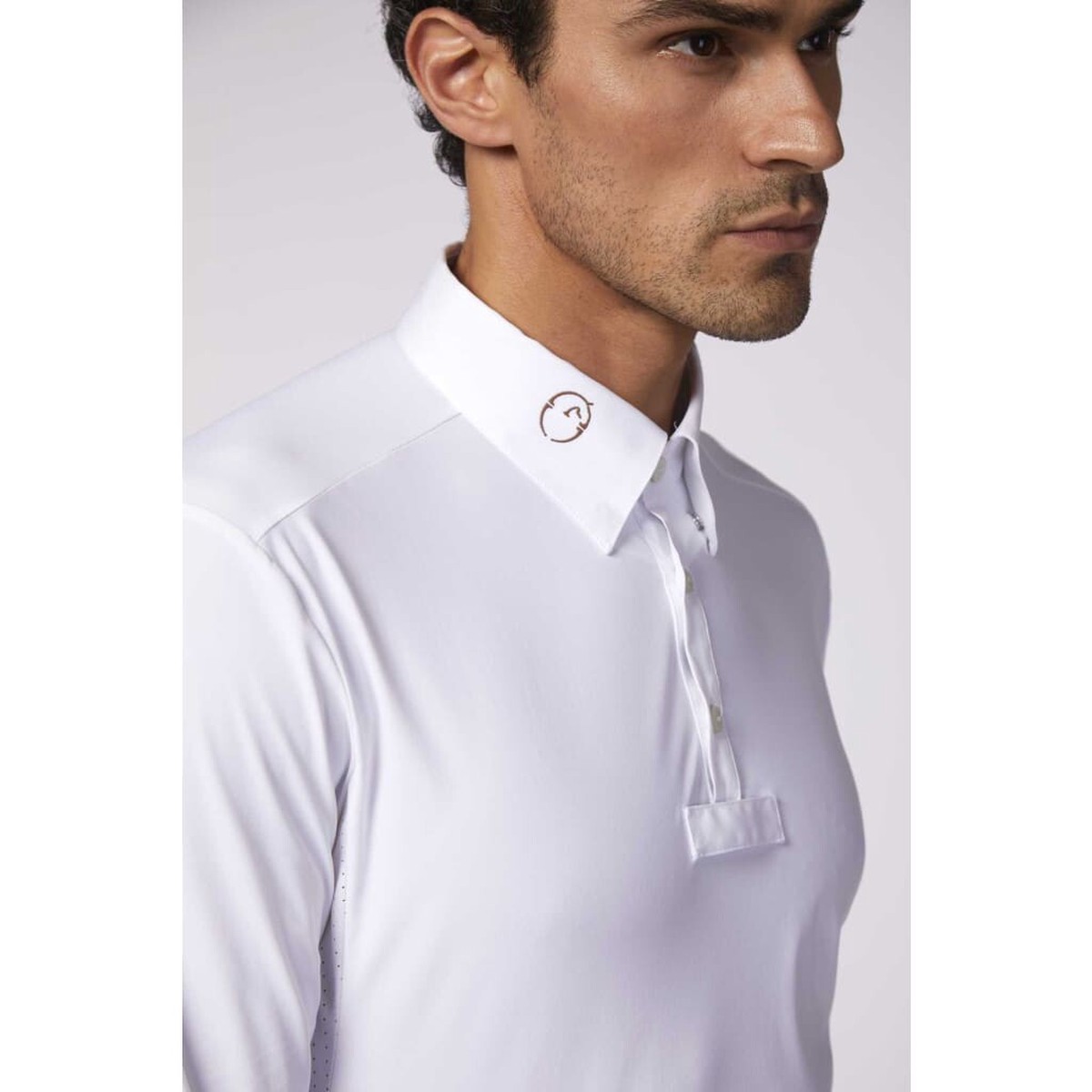 Vestrum Mens Tenno Longsleeved Competition Shirt White