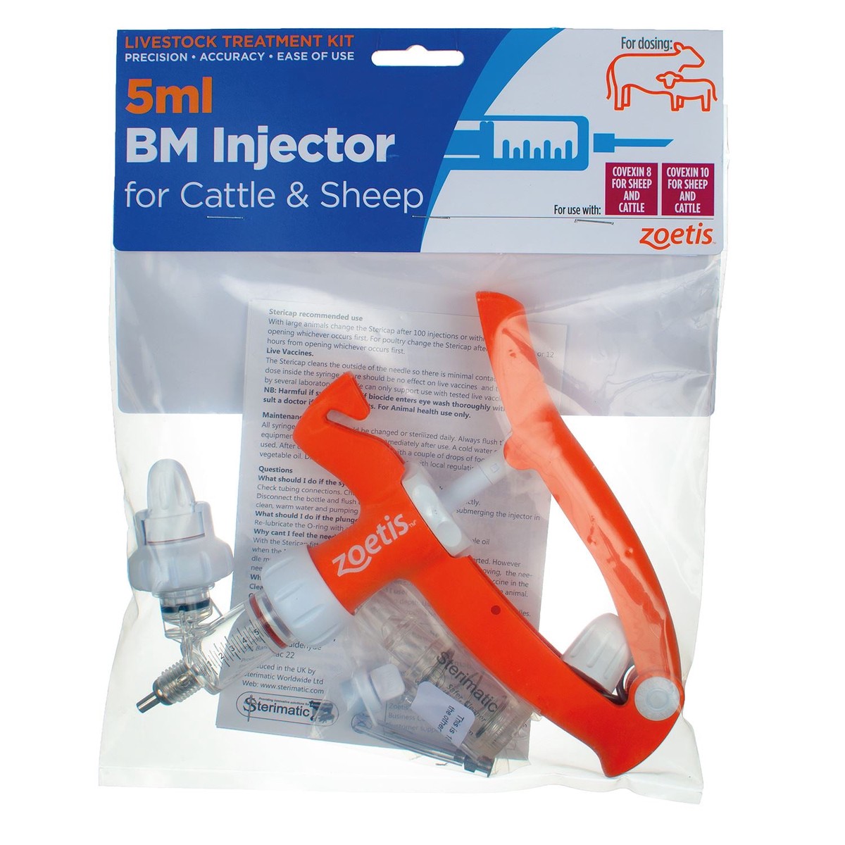 Zoetis Cattle Sheep Bm Injector