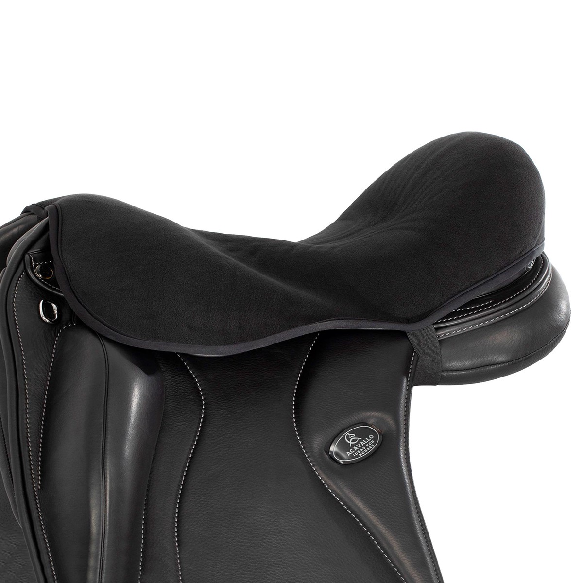 Acavallo Standard Seat Saver Dressage Air Plus Gel-In Dri-Lex 10mm Black