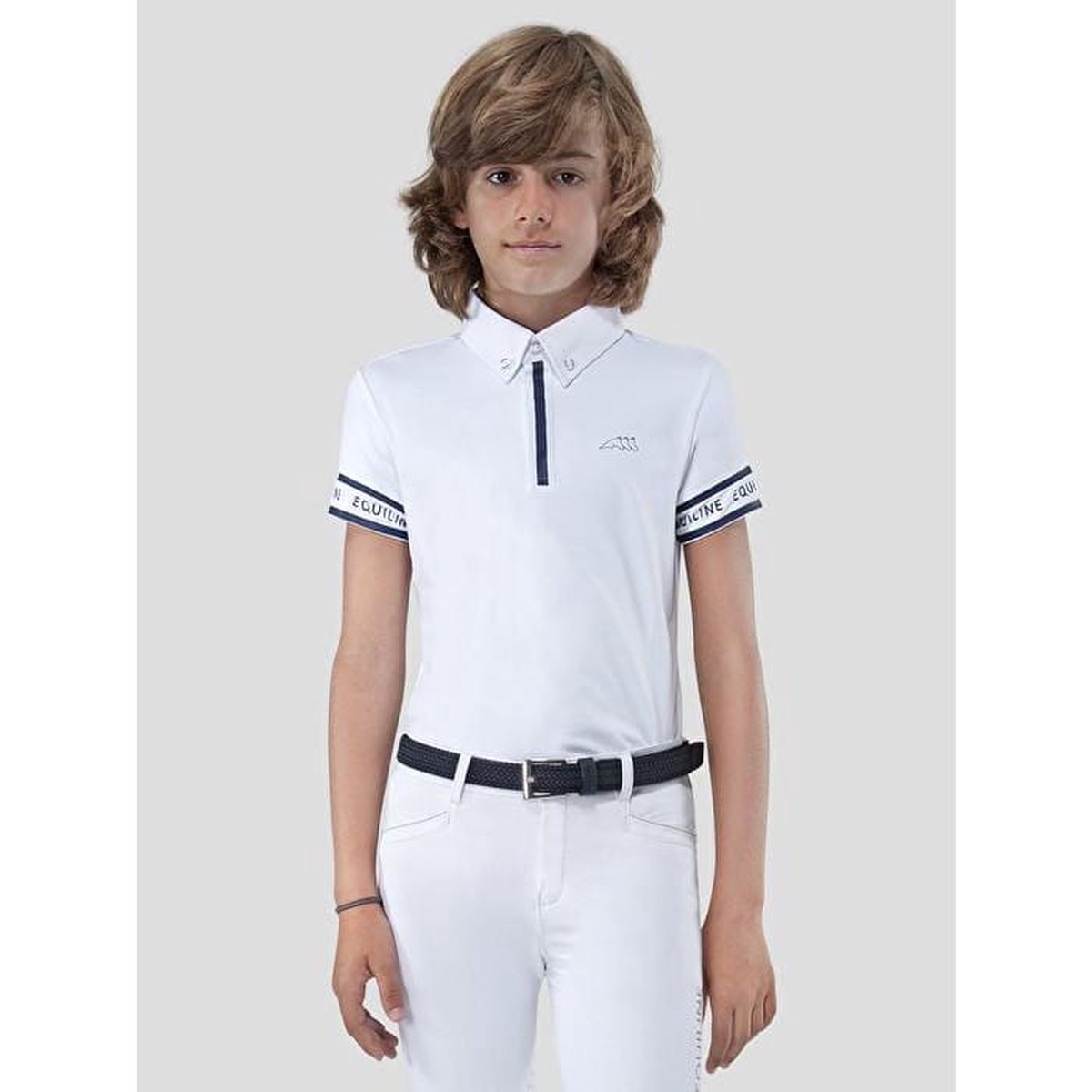 Equiline Boys Polo Competition Shirt Dumbo