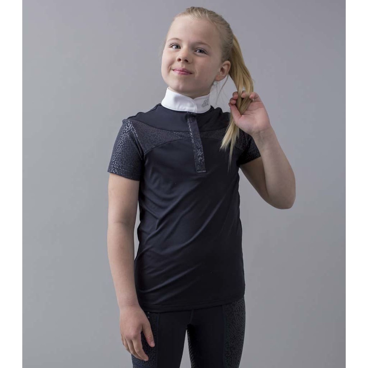 KL Girls Competition Shirt Otilie Navy